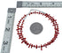Native American Navajo Coral Bead Sterling Silver Necklace AX124679